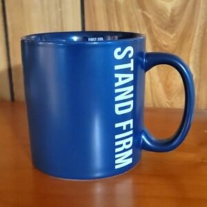 Blue Stand Firm Mug